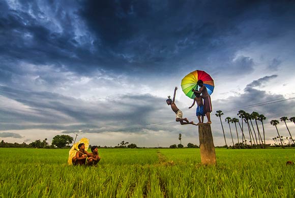 La joaca, fotografie de Saikumar Ramachandran
