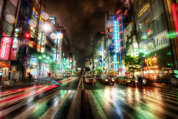 Pe strazile din Tokyo, fotografie de Trey Ratcliff